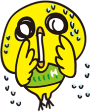 Cute little bird HIME! sticker #14877784