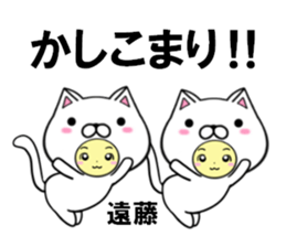 fcf cat part40 sticker #14877994