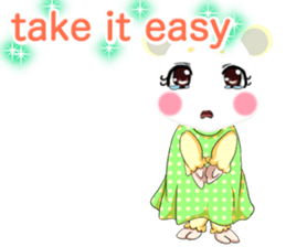 Lovely Lovely Baby Panda English sticker #14878361