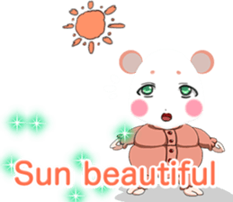 Lovely Lovely Baby Panda English sticker #14878364