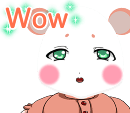 Lovely Lovely Baby Panda English sticker #14878368