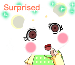 Lovely Lovely Baby Panda English sticker #14878369