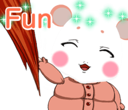 Lovely Lovely Baby Panda English sticker #14878372