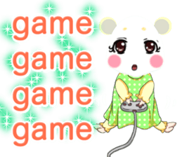 Lovely Lovely Baby Panda English sticker #14878389