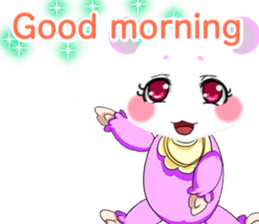 Lovely Lovely Baby Panda English sticker #14878391