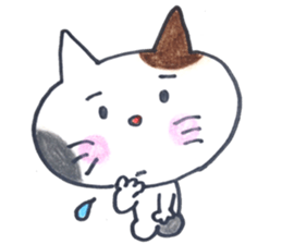 Everyday Missing Miki cat in love 2 sticker #14878602