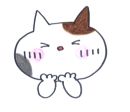 Everyday Missing Miki cat in love 2 sticker #14878604