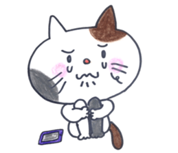 Everyday Missing Miki cat in love 2 sticker #14878612