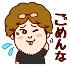 Daily life of Hiroshi sticker #14878761