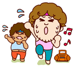 Daily life of Hiroshi sticker #14878772