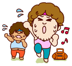 Daily life of Hiroshi sticker #14878772