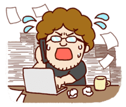 Daily life of Hiroshi sticker #14878775