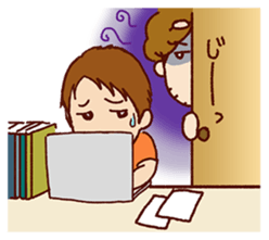 Daily life of Hiroshi sticker #14878791