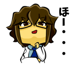 White coat man2 sticker #14879015