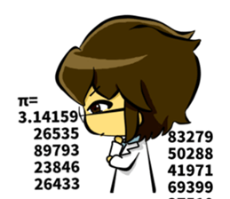 White coat man2 sticker #14879029