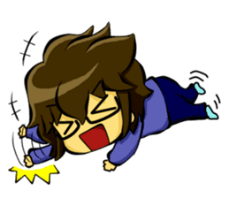 White coat man2 sticker #14879042