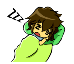 White coat man2 sticker #14879045