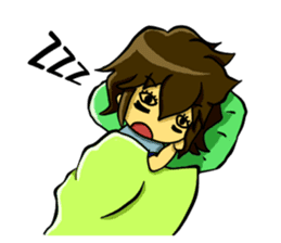 White coat man2 sticker #14879045