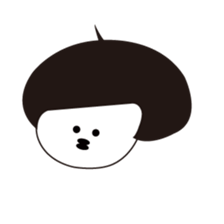 A girl who can not overcome moisture sticker #14879312