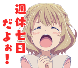 Girlish Number sticker #14879565