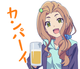Girlish Number sticker #14879566