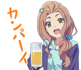 Girlish Number sticker #14879566