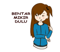 Tintin Girl sticker #14879598