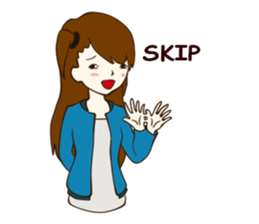 Tintin Girl sticker #14879601