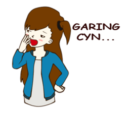 Tintin Girl sticker #14879603