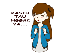 Tintin Girl sticker #14879604