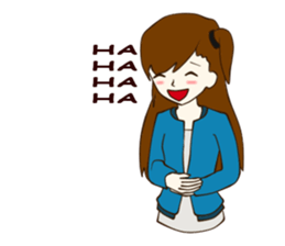 Tintin Girl sticker #14879606