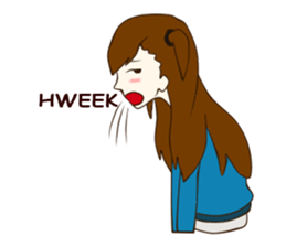 Tintin Girl sticker #14879609