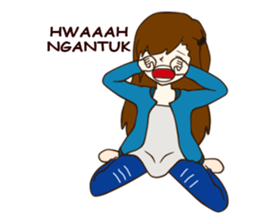 Tintin Girl sticker #14879612