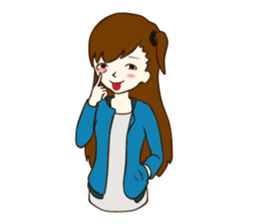 Tintin Girl sticker #14879615