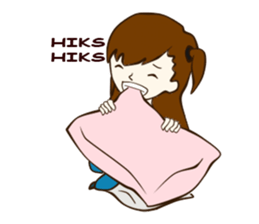 Tintin Girl sticker #14879623