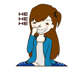 Tintin Girl sticker #14879625