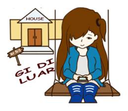 Tintin Girl sticker #14879627