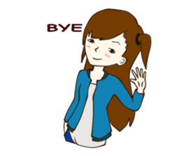 Tintin Girl sticker #14879628