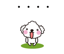 One day of Toy Poodle's cue sticker #14880133