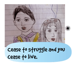 Grandmother's graffiti5 sticker #14880197