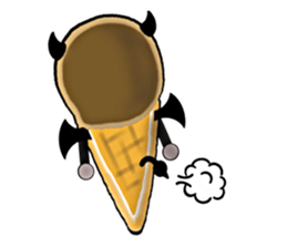 pretty ice cream (devil&angel) sticker #14880225
