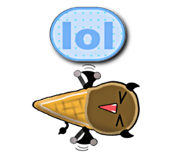 pretty ice cream (devil&angel) sticker #14880228