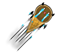 pretty ice cream (devil&angel) sticker #14880242