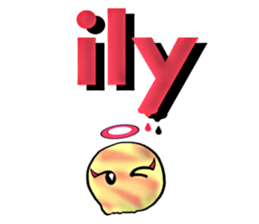 pretty ice cream (devil&angel) sticker #14880250