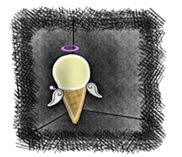 pretty ice cream (devil&angel) sticker #14880252