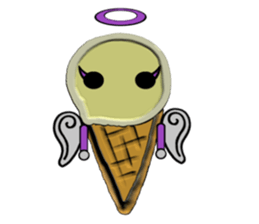 pretty ice cream (devil&angel) sticker #14880258