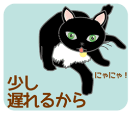 Black cat PUKU Ver.1 sticker #14881274
