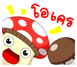 Mushroom gang sticker #14881767
