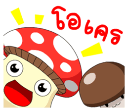 Mushroom gang sticker #14881767