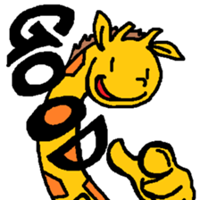 Giraffe LONG LONG Stickers5 sticker #14882142